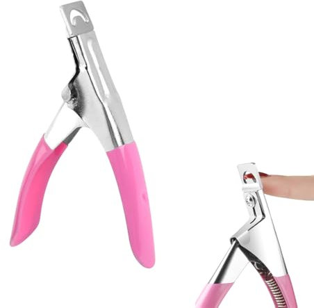 AEIOPRS 1 Pcs Cortauñas de Acero Inoxidable Afilado para Uñas Postizas y de Gel