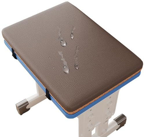 SDNAM Leder Stuhlkissen 35x25cm Sitzkissen Outdoor Indoor- wasserdichte Sitzpolster für Sitzauflage Matratzenkissen Sesselkissen Dicke Polsterung Bodenkissen(K2)