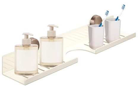 Generisch Lavabo sur robinet | Organiseur mural adhésif en acier pour salle de bain et cuisine