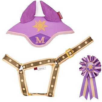 LeMieux Disney Hobby Horse Accessories Set - Maximus - Headcollar, Fly Hood & Rosette Included - Suitable for Ages 3+