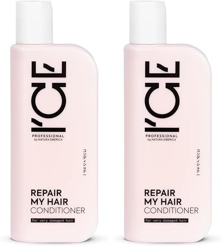 ICE Professional Repair My Hair Conditioner - Rekonstruktions-Conditioner für geschädigtes, stumpfes & brüchiges Haar - Mit sibirischer Zeder & PRO-Keratin - 250 ml (Packung mit 2)