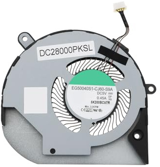 eMagTech Ventilateur de Refroidissement pour Processeur DC28000PKSL Compatible avec Dell Latitude 5510 Precision 3550 3540 T7HN Et 06T7HN