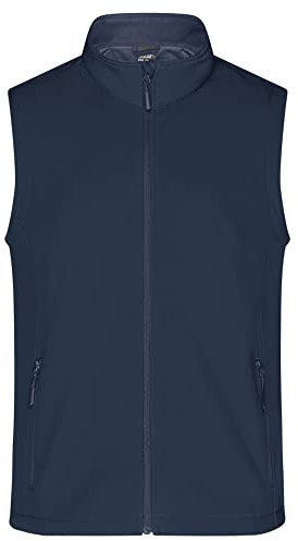 James & Nicholson Herren Softshell Weste - Funktionale Softshell Weste in attraktiven Farben | Farbe: navy/navy | Grösse: M