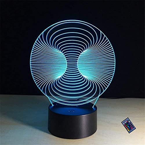 YTDZLTD Optische Täuschung 3D Handball Nacht Licht 16 Farben Andern Sich Fernbedienung USB-Strom Touch Schalter Dekor Lampe LED Lampe Tisch Kinder Brithday weihnachten Geschenk