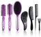 SIQUK 7 Stück Haarkamm und Haarbürsten Set für Männer Frauen - Paddel Haarbürste Rundbürste Entwirrende Haarbürsten Haarkamm, Haar Styling Set für Trockenes, Lockiges und Glattes Haar