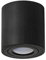 LED Aufbauspot, LED Deckenaufbauleuchte, Aluminium Deckenleuchte Schwarz Rund Ø79mm x 84mm OH1007 (SCHWARZ)