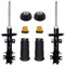 2x Stossdämpfer Staubschutzsatz 2x Domlager Vorderachse für Fiat Grande Punto 199 Linea 323 Punto Evo 199 für Opel Corsa D + Mk III D