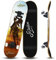 Sefulim 31 x 8 Pulgadas monopatín Conjunto Completo de 7 Plantas Arce Canadiense Doble Patera Crucero Cóncavo monopatín acrobático niño niña Adolescente Adulto Principiante