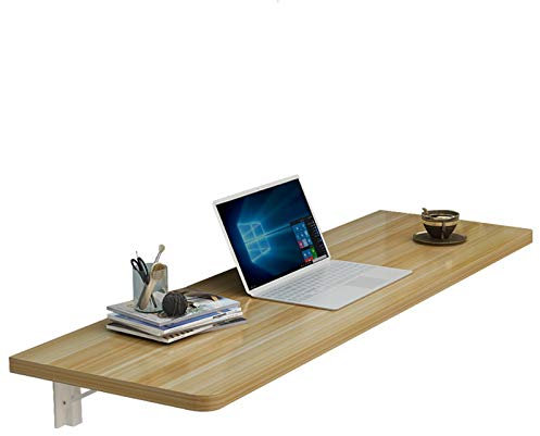 Wandklapptisch/schwimmender Computertisch/Esstisch, Dicke 1, schön und praktisch, platzsparend, geeignet für Home Office, Bar, Küche, Balkon usw.