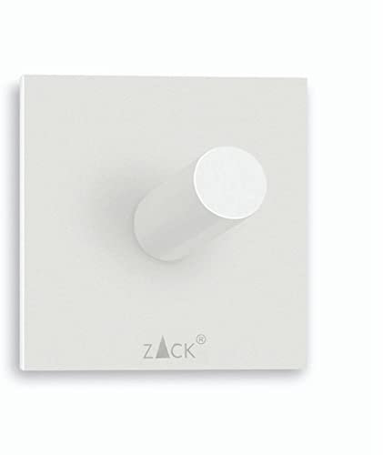 ZACK Edelstahl Handtuchhaken DUPLO Wandhaken Haken weiß 40154