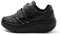 JOMIX Zapatillas Deportivas Mujer Basculantes Zapatos Mecedores Cómodos Adelgazar Caminata Jogging Fitness, 03 Negro, 37 EU
