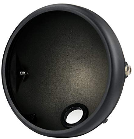 Jevina Motorrad Scheinwerfer Basis 7 Retro Prince Motorrad Modifizierte Scheinwerfer Basis LED Scheinwerfer Shell Base