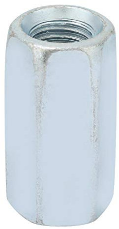 Gewindemutter Metrische Sechskant Kupplungsmutter Lange Mutter Gewindestangenverbinder Kohlenstoffstahl M18 * 55 * 26 mm für Passschrauben Schrauben Wartungszubehör