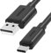 Unitek Y-C481BK Y-C481BK - Cable USB-C corto (50 cm, USB 2.0, carga rápida 3.0, carga y transferencia de datos y corriente, rendimiento: 480 Mbps/PVC/negro)