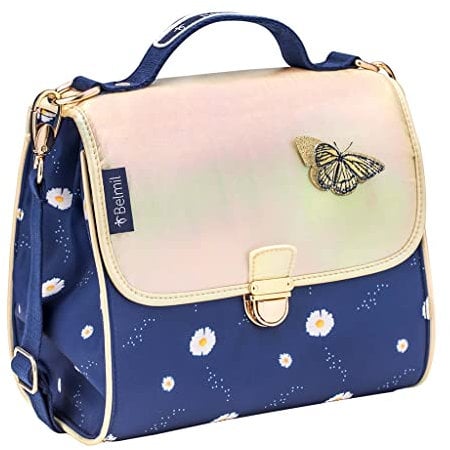 Belmil Premium Petite Kindergarten Schultertaschen für Mädchen (Daisy)