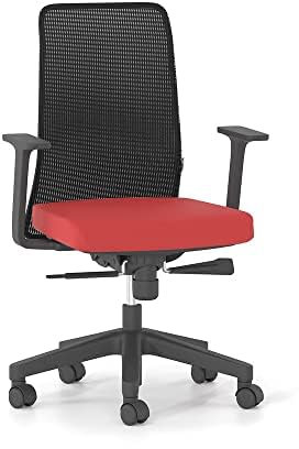 DROMEAS ONE | Bürostuhl ergonomisch mit atmungsaktiver 3D-Netz Rückenlehne. Der Schreibtischstuhl verfügt über Höhen- und Neigungsverstellung, mit Einer Tragfähigkeit von 120 kg.