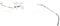 Lanomi Randlos Lesebrille Blaulichtfilter Metall Ultralight Herren Damen rechteckig Lesehilfe Anti-Blaulicht Brillen 1,0 1,5 2,0 2,5 3,0 3,5 4,0(Silber,3.0)