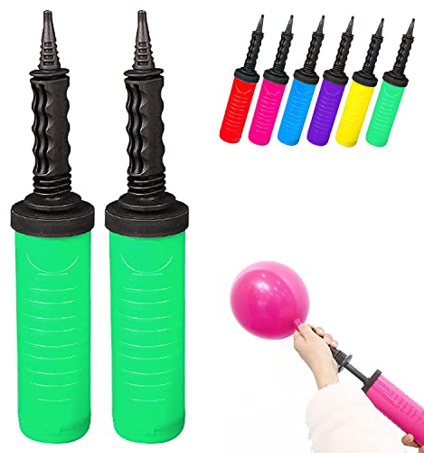 Fenxyo Balloon Pump Hand Manual Inflator, Dual Action Balloon Pump 2 Pack | Ballon Inflator, air pump blow up balloons modelling model long balloon latex, Manual Hand Balloon Pump for Party Balloons