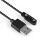 OcioDual Câble de chargeur USB pour montres intelligentes à 4 broches 9mm, base magnétique, divers modèles de montres intelligentes, noir