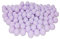 100 Bio Bällebad Bälle aus nachwachsenden Zuckerrohrrohstoffen (8cm Ø, Flieder 09)