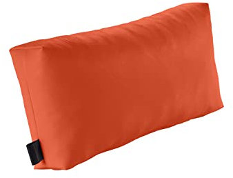 pader medi.tech Massagekopfkissen mit Schaumstoff-Flocken, 45x20x9cm, Therapiekissen, Lagerungskissen für die Physiotherapie mit Kunstlederbezug | abwaschbar, bequem | 09 Karneol