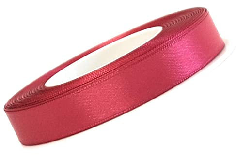 s.dekoda Satinband 25m x 10mm Pink Schleifenband Dekoband Satin