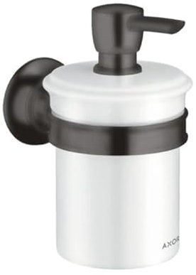 hansgrohe AXOR Montreux Lotionspender, 42019340, Farbe: Brushed Black Chrome