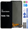 iYAiYO Pantalla Incell Pantalla Digitalizador Pantalla Táctil Recambio Compatible con Xiaomi Redmi Note 10S M2101K7BG, M2101K7BI, M2101K7BNY, M2101K7BL Pantalla Completa con Herramientas-Negro