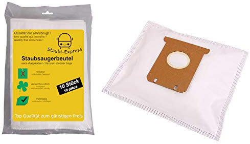 10 sacs d'aspirateur compatibles avec Electrolux Ergospace ESGREEN 700 W II avec micro-filtre II Adaptateur sur mesure