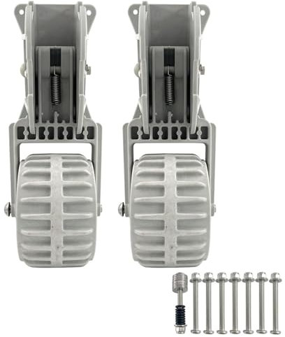 Dickly 2X Schlauchboot-Rad, Bootswagen, einfach zu bedienen, abschließbar, Robustes, leichtes Sliprad für Schlauchboote