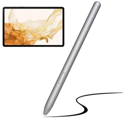 Galaxy Tab S8+ Stylet Bluetooth S Pen compatible avec Samsung Galaxy Tab S8/Tab S7/S7+//S8+ Plus Stylet Bluetooth S Pen (Argent)