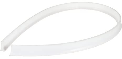 jojofuny Self-Adhesive Silicone Strip Shower Water Barrier Easy Install Kitchen Countertop Water Guard