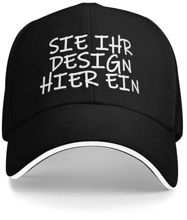 MOSGDBV Personalisierte Basecap, personalisiert Cap, für Männer und Frauen, gestalten Sie Ihren eigenen Text, Ihr Logo, Ihr Foto, verstellbare und Unisex personalisierte Trucker-Kappe
