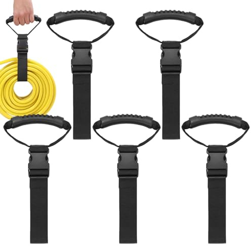 Porte Câble Électrique, Cinq Sangles De Stockage Résistantes, Outil Élastique Réutilisable De Longue Durée Pour Garage Jardin Et Laboratoire