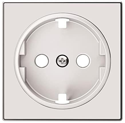 Niessen sky - Tapa base enchufe schuko toma tierra lateral cristal blanco