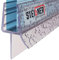 STEIGNER Joint de douche pour paroi en verre, 140cm, vitre 5/6 mm, joint d'étanchéité PVC droit pour les cabines de douche réctangulaires, UK33-06