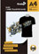 KOALA Inkjet Transferpapier zum Aufbügeln für Dunkle T-Shirt/Textilien, DIN A4, 10 Blatt. Für Tintenstrahldrucker