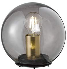 Fischer&Honsel Dini Tischleuchte, Glas, 40 W, schwarz