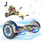 RCB Hoverboards mit Sitz Hoverkart komplett für Kinder, Skateboard mit Set, Hoverboards mit LED Lichtern und Bluetooth, Geschenk für Kinder