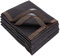 Filet D’ombrage Potager 75%, Tissu De D'ombrage Noir, Brise-Vent Pour Serres Voile D Ombrage Rectangulaire Toile D'ombrage 6 Broches, Pour L'éxtérieur.(Size: 3x8m/9.84x26.24ft)