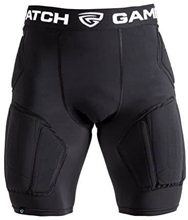 Shorts PRO+ Protektorenhose - Protektoren Shorts mit Steißbeinschutz | Protektoren mit Hüftpolster & Schutz für Oberschenkel & Steißbein, Crash Pads für Sportler