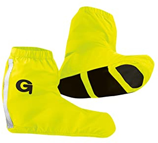 Gonso Allwetter Überschuh, Rain Shoecover für Männer und Frauen, Wasserdicht bis 10.000 mm & winddicht, Enganliegende Passform, PFC-frei, Unisex, Gelb, Gr. S