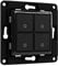 Shelly Wall Switch 4 bl Wandtaster