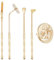 WEBEEDY 5pcs Kit de Fabrication d'encens Kit d'outils de Moule d'encens en Laiton Set-Moule d'encens Cuillère d'encens Presse d'encens Pelle Brosse pour kit de brûleur d'encens en Poudre