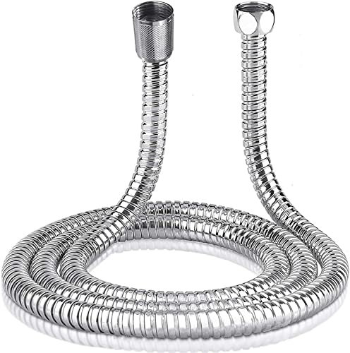 2 UR DOOR Shower Hoses - Universal Standard Fitting and Flexible Anti-Kink Hose for Ease Use and Adjustment - Non-Toxic Materials and Easy DIY Replacement (1.5 M)