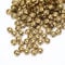 100 Stück Gold plattiert Acryl Smiley Gesicht Perlen 6mm flach rund Pony Disc Münze lose Abstandshalter Perlen für DIY Schmuck Armband Handy Anhänger machen