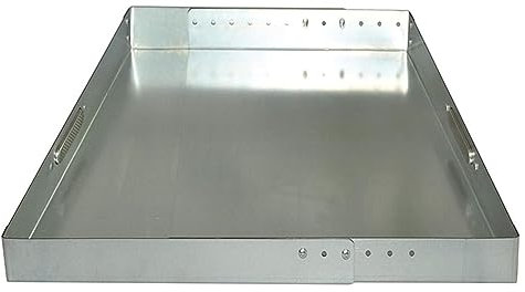 Pitxsgsia Kaminplatte – Aschepfanne, ausziehbar/verstellbar, mit Griffen für Kaminrost bis 30 Zoll – Muttern und Schrauben enthalten, einfach zu bedienen
