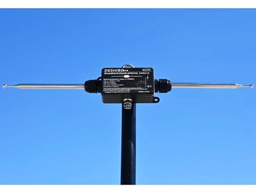 GA506 Full Band Dipole Antenna, GOOZEEZOO Portable Shortwave Radio Antenna Receiving: 2.3-899MHz Transmission: 90-450MHz SW/FM/AIR/UV/DTMB Outdoor Antenna for ham Radio