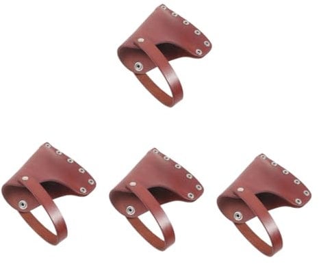 Gadpiparty 4 Stück Axtsatz Werkzeug Axtkoffer Beilscheide Beil Zubehör Axtabdeckung Axtscheide Beilabdeckung Axtschutz Outdoor-versorgung Ärmel Schutzhülle Gürteltasche Jacke Leder