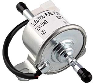 Pompe à carburant électrique, 129612-52100 Pompe d'alimentation en carburant pour Yanmar 4TNV88, remplacement externe 12 V pour petite excavatrice Hitachi